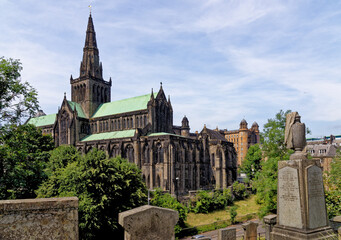 Fototapeta na wymiar Glasgow Cathedral - Glasgow Scotland UK