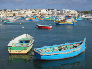 Marsaxlokk is a small, traditional fishing village in Malta