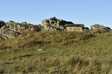 cabane de berger au sommet de la rhune