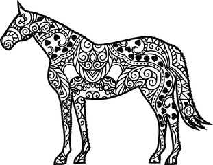 Horse Coloring Page