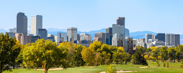 Denver Colorado. Mile High City, Rocky Mountains.