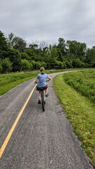 person riding a bicycle