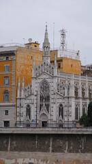 Fototapeta na wymiar Chiesa del Sacro Cuore del Suffragio in Rome, Italy