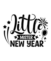 Happy New Year 2022 SVG Bundle, New Year SVG, New Year Shirt, New Year Outfit SVG, Hand Lettered SVG, New Year Sublimation, Cut File Cricut