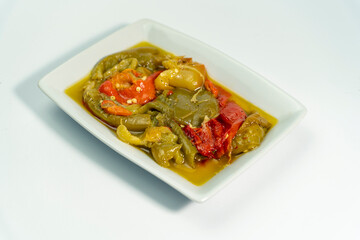 roasted peppers marinated with olive oil