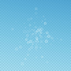 Soap bubbles abstract background. Blowing bubbles