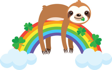 St Patrick's Day Sloth