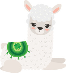 St Patrick's Day Llama