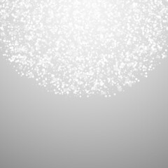 Fototapeta premium Magic stars sparse Christmas background. Subtle fl