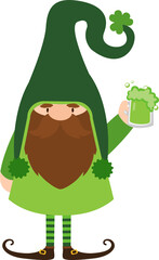 St Patrick's Day Gnome