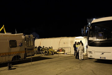 POZZALLO, SICILY, ITALY, 31 December The humanitarian rescue ship Seawatch 3 disembarks in Pozzallo...