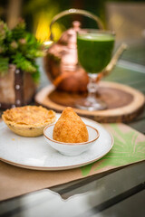 Delicious Sweet Bakery Patisserie Coffee Food Menu Gourmet Meal Dessert Chocolate Strawberry Lemon Flour Cake Pie Piece Chicken Fry Cheese Pizza Bread