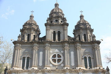 Fototapeta na wymiar St. Joseph’s Church in Wangfujing, Beijing, China