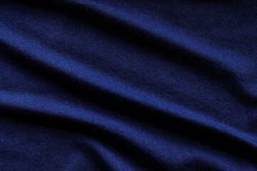 Naklejka na ściany i meble Elegant blue silk, luxurious fabric texture, elegant background design.