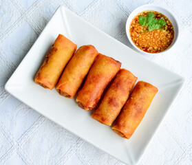 fried spring rolls