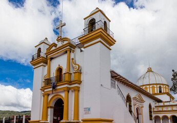 Guadalupe Church in San Cristobal de las Casas in Chiapas, Mexico