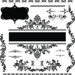 Set of vintage elements 04
