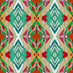 Beautiful abstract ethnic seamless pattern