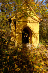 Obraz premium Landschaftpark Bettenburg im Naturpark Haßberge bei Hofheim i. Ufr, Naturpark Haßberge, Unterfranken, Bayern, Deutschland