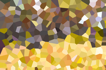 Brown, grey and yellow mosaic mix