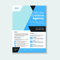 Creative Modern And Professional Corporate Business Flyer Template Design