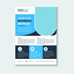 Creative Modern And Professional Corporate Business Flyer Template Design