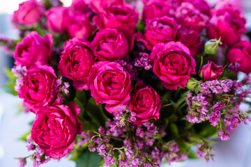 Background image of pink roses