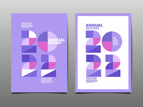 annual report 2022 future, business, template layout design, cover book , flat design background.