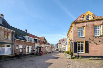 Fototapeta na wymiar Smeepoortenbrink in Harderwijk, Gelderland Province, The Netherlands
