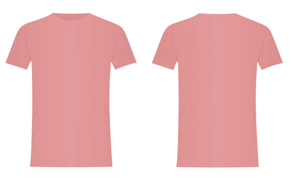 Pink T Shirt. Vector Illustration