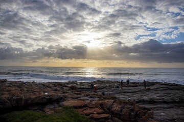 Obraz premium sunset over the sea