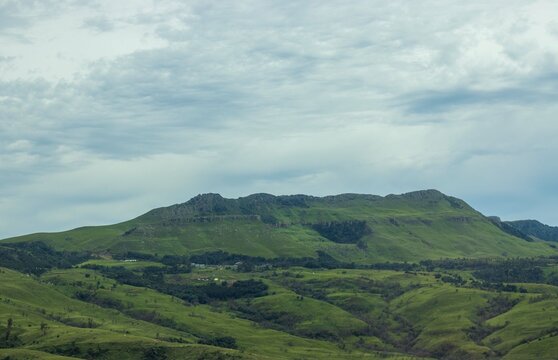 landscape with mountains