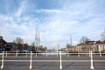 Buitenhaven in Genemuiden, Overijssel Province, The Netherlands