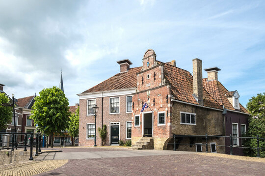 The Korendragershuisje in Franeker, Friesland Province, The Netherlands