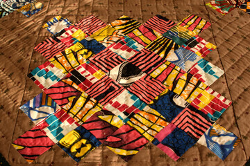 Patchwork with African fabrics