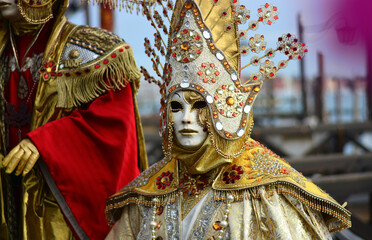 a splendid carnival costume from the east
