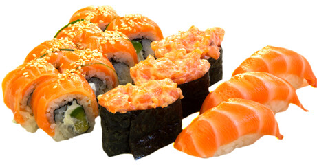 Japanese national food sushi