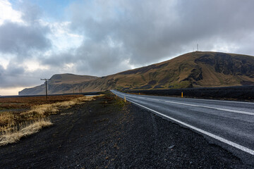 road in the mountains Iceland