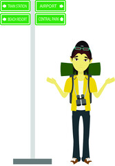 illustration of a cartoon character