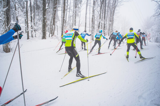 Professional nordic ski race