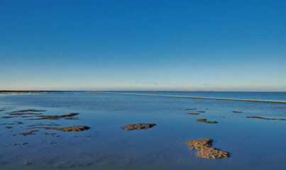 Abendstimmung im Wattenmeer, Ostfriesland