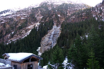 Beautiful cascade in Austria - 477830785