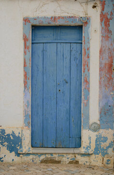 Old wooden door
