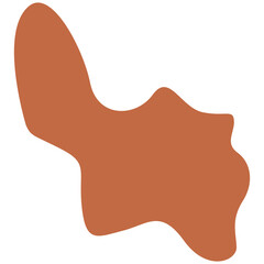 Abstract Organic Blob Aesthetic