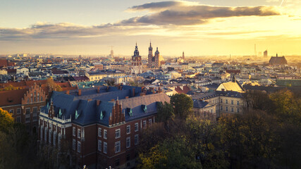 Kraków Rynek Główny © DRONE QUEST