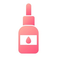 Vector Organic Oil Glyph Gradient Icon Design