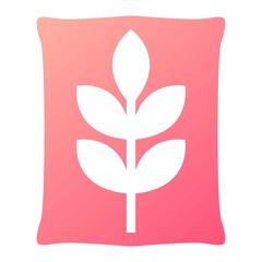 Vector Fertilizer Glyph Gradient Icon Design