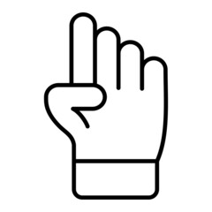 Tauhid Vector Outline Icon Isolated On White Background