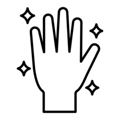 Clean Vector Outline Icon Isolated On White Background