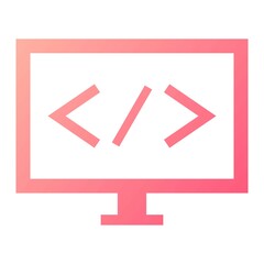 Vector Software Glyph Gradient Icon Design